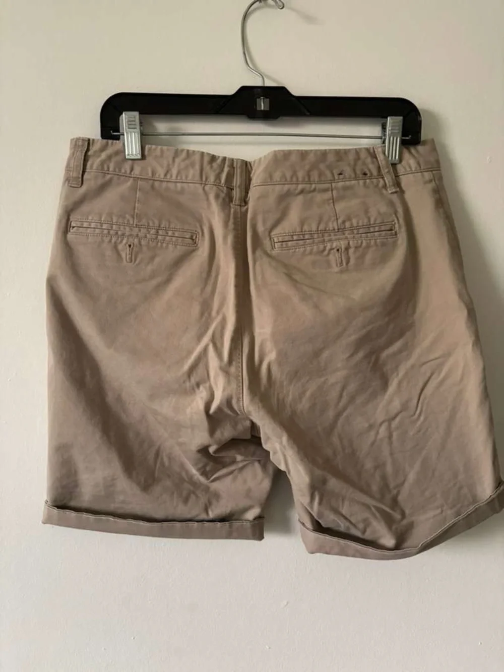 Bonobos Tan Flat-Front Roll-Cuff Cotton Shorts